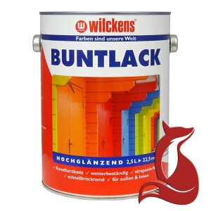 Wilckens Buntlack RAL3000 Feuerrot hochglänzend 375ml aromatenfrei Kunstharzlack