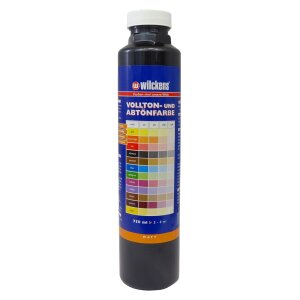 Wilckens Vollton- und Abtönfarbe Schwarz matt 750ml...