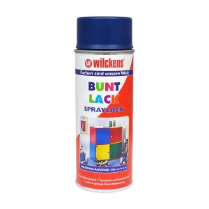 Wilckens Buntlack Spray RAL5003 Saphirblau seidenglanz 400ml feiner Verlauf
