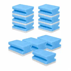 10 Stück PAD-SCHWÄMME Blau Reinigungsschwamm...