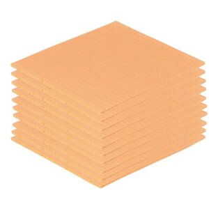 10 Stück Schwammtuch Orange Reinigungstuch...