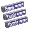 3 Stück PUMIE STICK Reinigungsstein für Grill Ofen WC Bimsstein Scouring Block