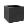 Geli Pflanztopf Kubus quadrat 30x30x26 cm anthrazit Pflanzkübel Pflanzgefäß