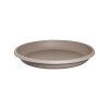 Geli Untersetzer Cylindro taupe Topf Pflanz Blumen Teller rund Kunststoff