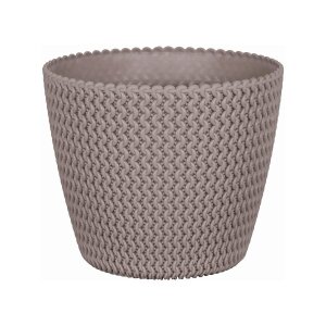 FarbenFux Übertopf Sevilla ⌀ 22 cm Mocca (hellbraun)...