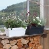 Blumenkasten Cube Case 40 cm lang 8 Liter mit Bewässerungssystem Wasserspeicher