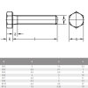 Sechskantschrauben 8.8 Vollgewinde DIN 933 verzinkt M10 x 30 mm / 10 Stück