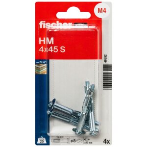 fischer Hohlraum-Metalldübel HM 4x45 S K (4)