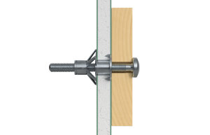 4x fischer Hohlraum-Metalldübel HM mit metrischer Schraube