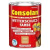Consolan Wetterschutzfarbe 750 ml Sandgelb Deckend Holzschutz Außen