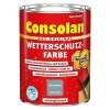 Consolan Wetterschutzfarbe 750 ml Horizontblau Deckend Holzschutz Außen