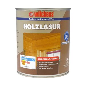 Wilckens Holzlasur LF seidenglänzend Innen Außen wasserbasiert UV Wetterschutz