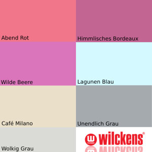 Wilckens Innenwandfarbe Hochdeckend Matt 1L Wandfarbe Dispersion weisse Farbe