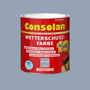 Consolan Wetterschutzfarbe Set 750 ml Horizontblau...