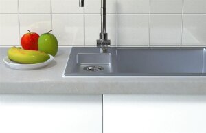 fischer Sanitärsilikon DSSA sanitärgrau 310 ml elastisch Fugen Silicon