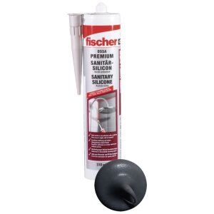 fischer Sanitärsilikon DSSA anthrazit 310 ml...