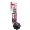 fischer Sanitärsilikon DSSA anthrazit 310 ml elastisch Fugen Silicon