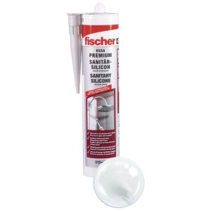fischer Sanitärsilikon DSSA transparent 310 ml...