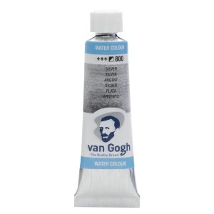 Van Gogh Aquarellfarbe in der Tube 10 ml - Silber 800