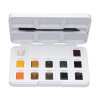 Van Gogh Aquarellfarbkasten Naturtöne mit 12 Farben in halbe Näpfchen