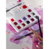 Van Gogh Aquarellfarbkasten Rosa- und Violett-Töne mit 12 Farben halbe Näpfchen
