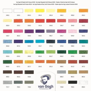 Van Gogh Ölpastellkreide Komplett-Set 60 Farben  umfassende Palette