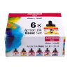 Amsterdam Acryltinte Basisset 6 x 30 ml  hochwertige Acrylic Ink für Künstler
