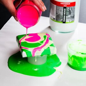 Amsterdam Fließmittel 014  1000 ml Gießmedium für Acryl Pouring Giestechnik