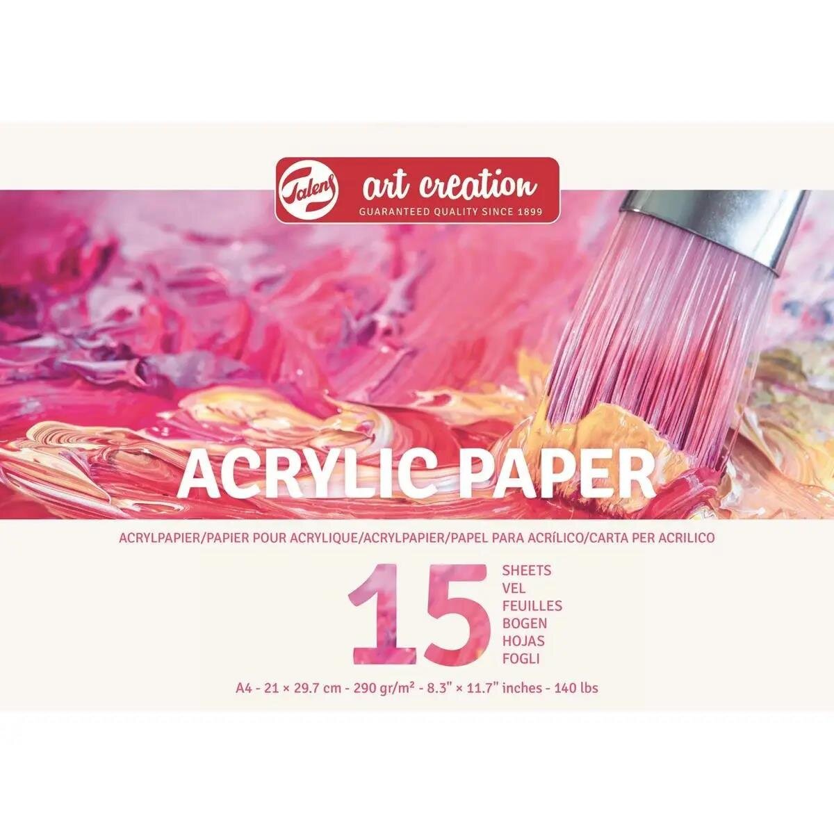 Royal Talens Art Creation A4 Pastellpapier-Skizzenbuch - 50 Blatt, 90 G/m²