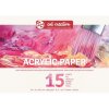 Malpapier Block für Acrylfarben A4 290 g/m² 15 Blatt hochwertiges Acrylmalpapier