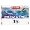 Malpapier Block Aquarellpapier A4 250 g/m² 15 Blatt Aquarellpapier für Künstler