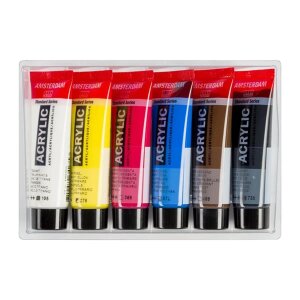 Amsterdam Standard Series Acrylfarben-Mischset Primärfarben | 6 x 20 ml
