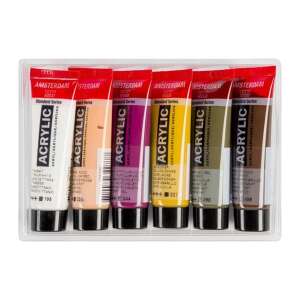 Amsterdam Standard Series Acrylfarben Porträtfarben Set | 6 x 20 ml