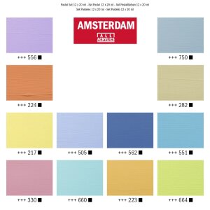 Amsterdam Standard Series Acrylfarben Pastellfarben Set |...