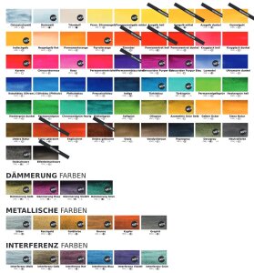 Van Gogh Aquarellfarbe in der Tube 10 ml - 72 Farben zur Auswahl
