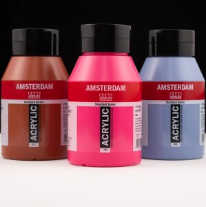Amsterdam Standard Series Acrylfarbe Flasche 1000 ml - 60 Farben zur Auswahl