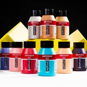 Amsterdam Standard Series Acrylfarbe Flasche 1000 ml - 60 Farben zur Auswahl