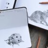 Talens Art Creation Skizzenbuch Schwarz 140 g/m² 80 Blatt - 5 Größen zur Auswahl