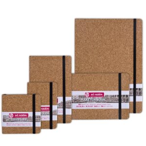 Talens Art Creation Kork Skizzenbuch 140 g/m² 80 Blatt - 5 Größen zur Auswahl