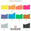 Ecoline Flüssige Wasserfarbe Mischset 10 x 30 ml  Leuchtende Aquarellfarben