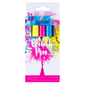 Ecoline Brush Pen Primärfarben-Set 5 Farben ...
