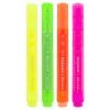Bruynzeel Textmarker Set Neon 4 Farben  Leuchtende Highlighter für Büro & Schule