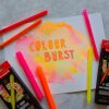 Bruynzeel Textmarker Set Neon 4 Farben  Leuchtende Highlighter für Büro & Schule