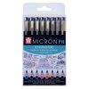 Sakura Pigma Micron PN-Set, 8 sortierte Farben  Vielfarbige Fineliner für Alltag & Kreativität