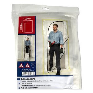 Schutztür LDPE Folie Profi 1,2x2,2 m 100 µm...