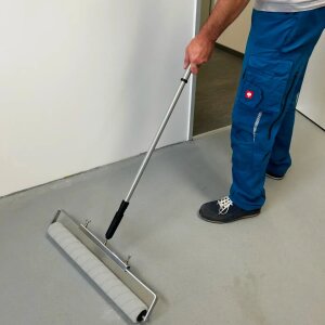 Bodenbeschichtungsset mit Malerwalze 60 cm Bügel Teleskopstange