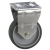 Bockrolle TPE-Lauffläche Gleitlager verzinkt 50x18 mm 40 kg