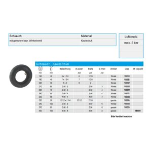 Reifen Decken und Schläuche Block-/Rillenprofil 150-400 mm 2/4 PR