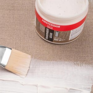 Amsterdam Gesso Grundierung transparent Acrylfarben Ölfarben Leinwand DIY 250 ml