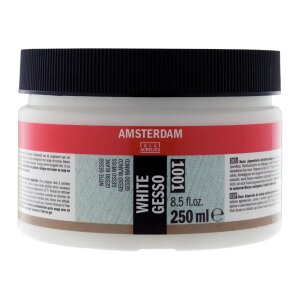 Amsterdam Gesso Grundierung weiß Acrylfarben Ölfarben Leinwand Holz  DIY 250 ml
